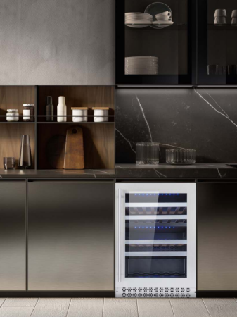 Винный шкаф MC Wine W46DS встраиваемый под столешницу двухзонный